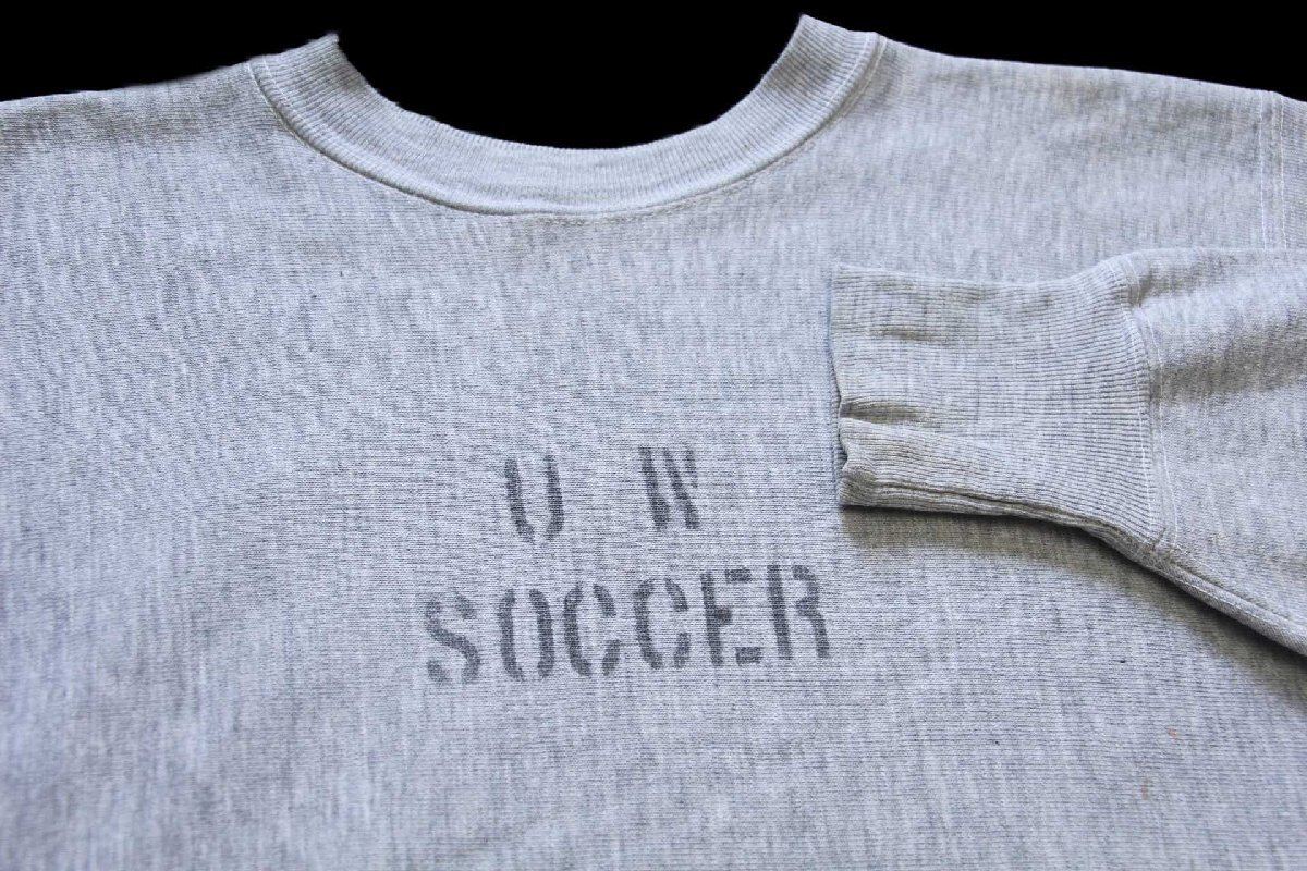70s USA製 Championチャンピオン 単色タグ U W SOCCER ステンシル