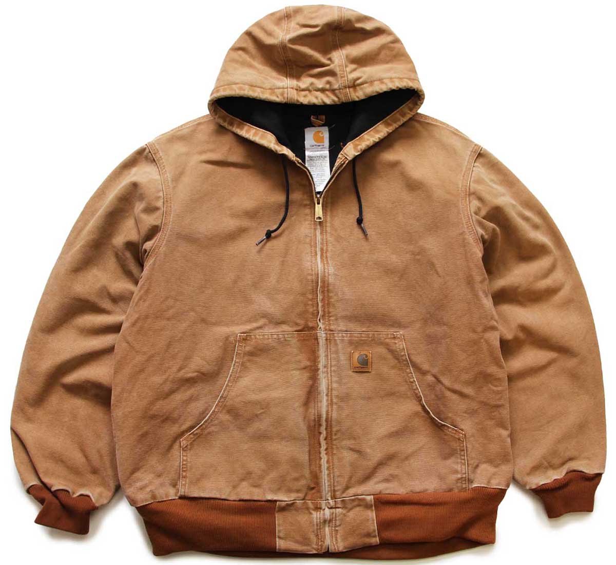 00s メキシコ製 ブラウン カーハート アクティブジャケット ダックM
