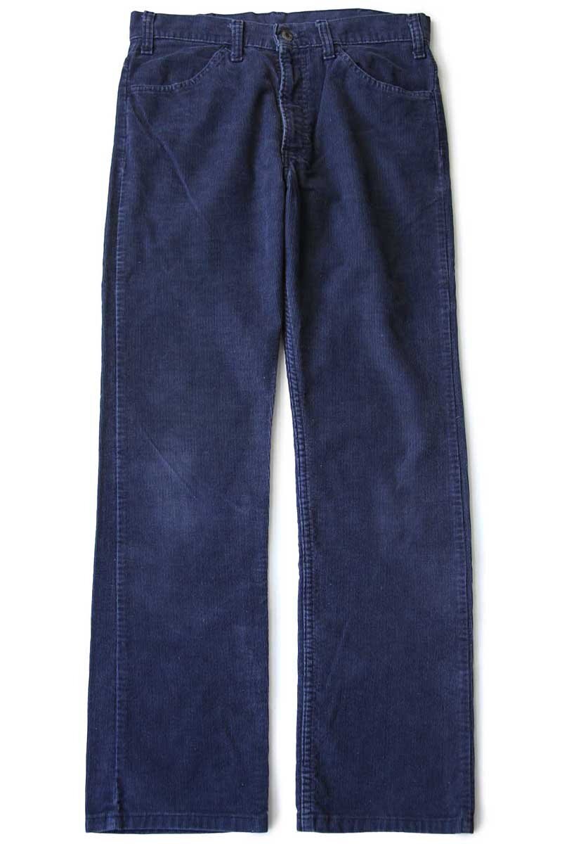 80s Levi'sリーバイス 519 コーデュロイパンツ 紺 w31 L32 - Sixpacjoe