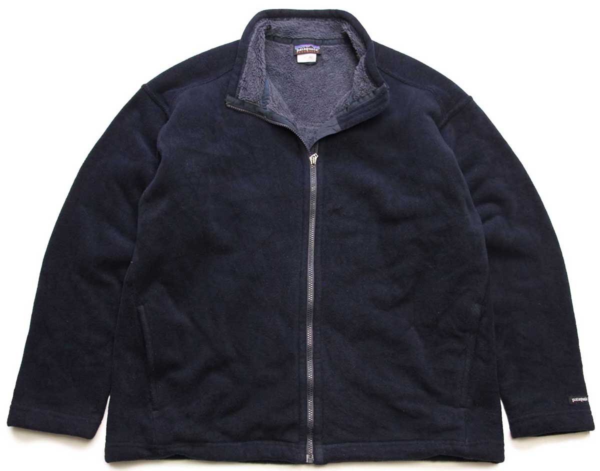 Patagonia ボアジャケット XL ネイビー - patagonia フリースボア