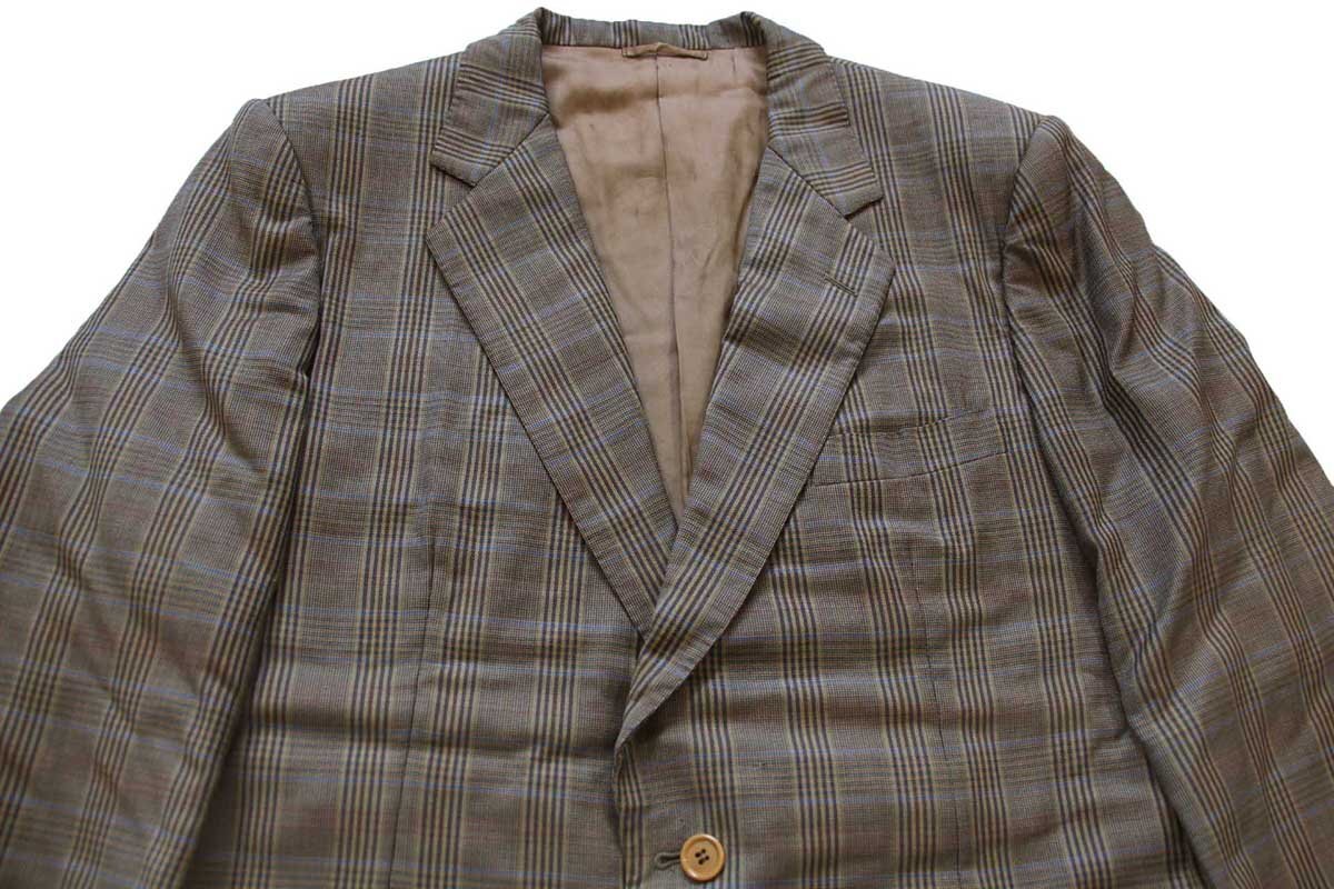 80s Burberrys PRORSUM バーバリー タータンチェック 2つボタン SUPER