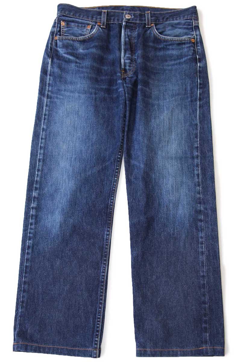 00s トルコ製 Levi'sリーバイス 501 デニムパンツ ヒゲ W33☆188