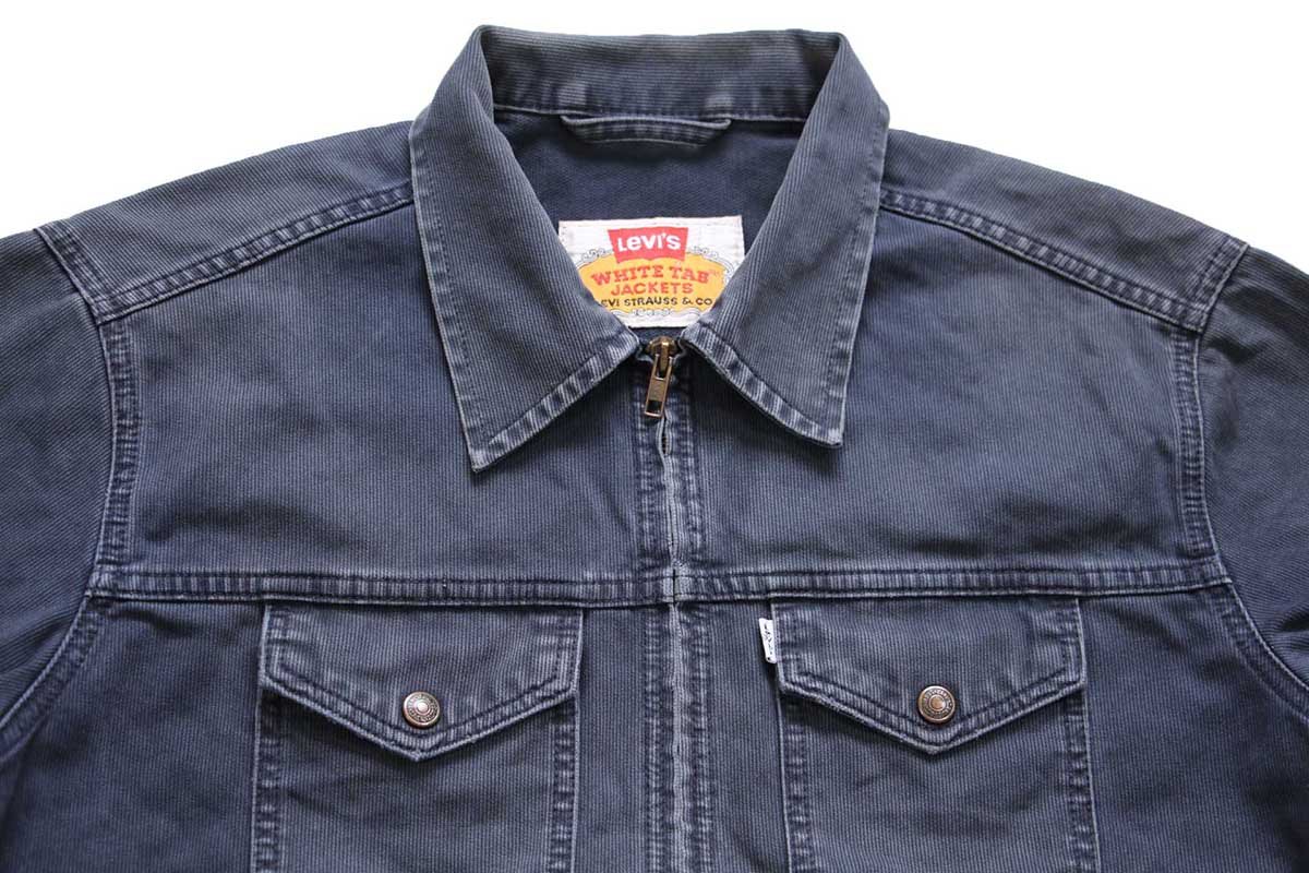 90s Levi'sリーバイス WHITE TAB JACKETS 70519 コットン ピケ ワーク