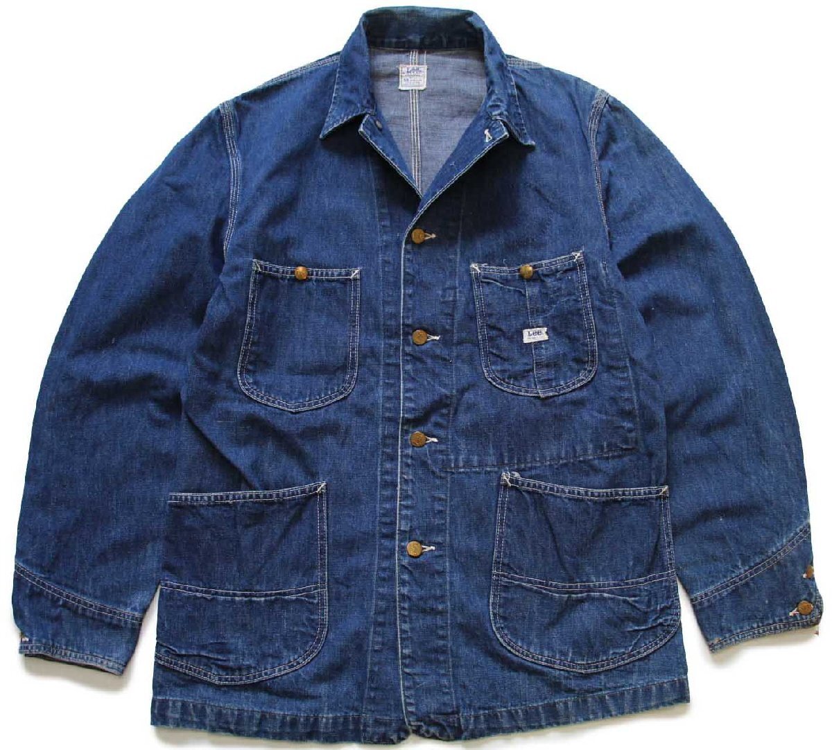 60s USA製 Leeリー 91-J JELT DENIMジェルトデニム カバーオール 38R
