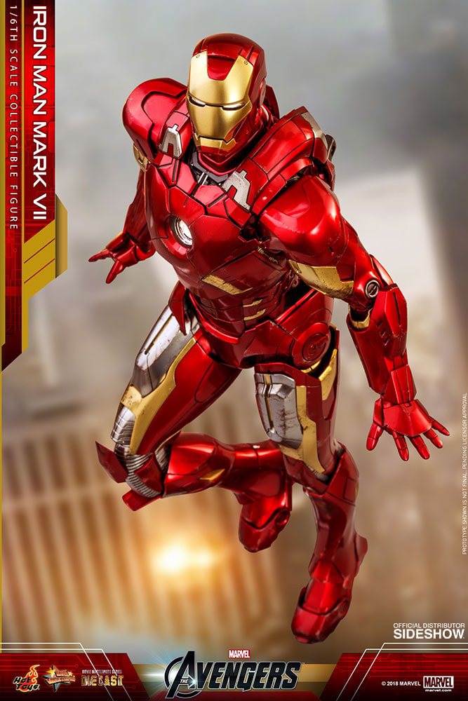 Iron Man Mark VII 1/6 Scale Figure by Hot Toys | Sideshow Collectibles