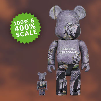 Be@rbrick Benjamin Grant Overview Tokyo 100% and 400% Collectible