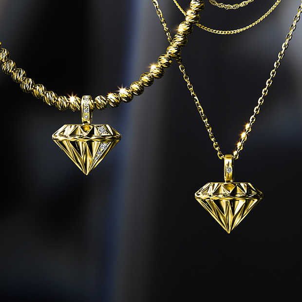 GOLD GLITTER NECKLACE(L)(5ZN0024)｜SJX公式ONLINE STORE