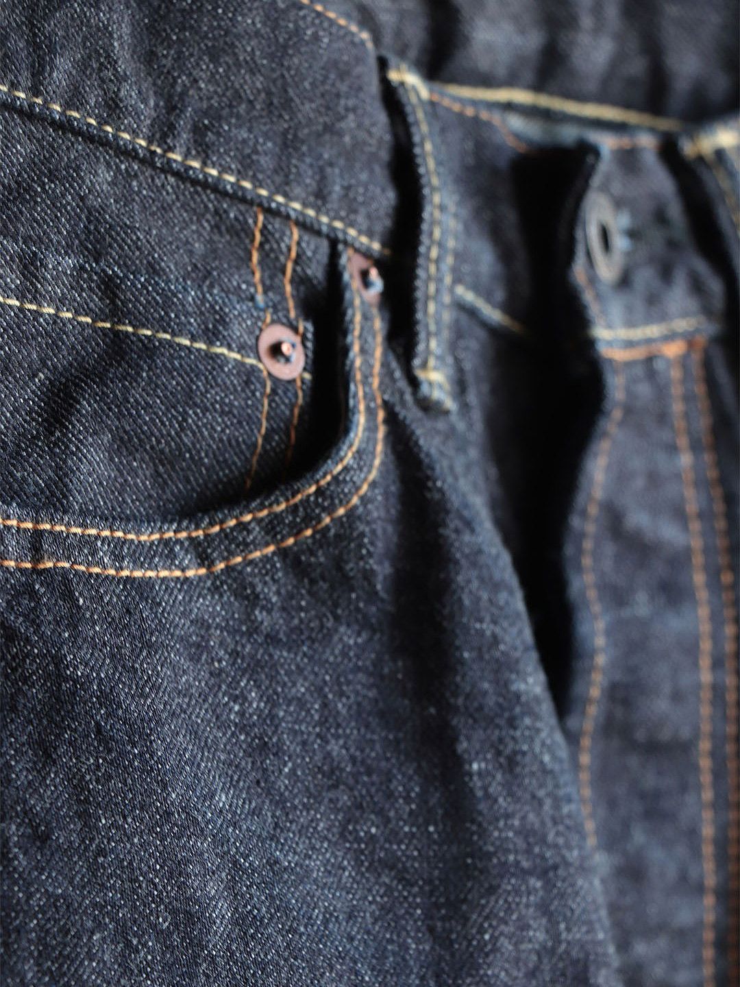 BLACK SIGN - 14oz BS DENIM PANTS (DARK INDIGO) | SKANDA