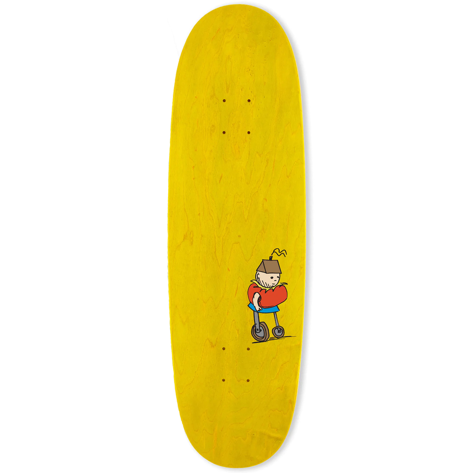 The Heated Wheel People Mover Egg Shape Skateboard | Skatestore