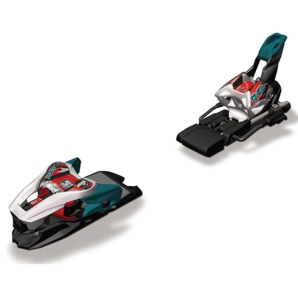 Marker XCell 12 Race Ski Binding - White/Teal - Ski Race from Ski