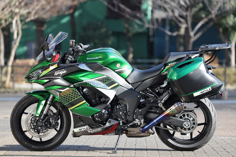 Kawasaki Ninja1000SX (2BL-ZXT02K) POWERBOX TWOTAIL TitanBlue K