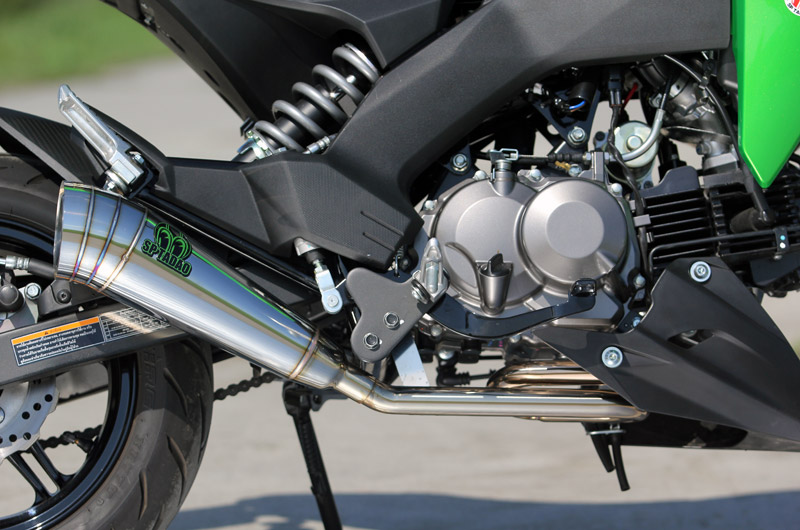 KAWASAKI Z125PRO PURESPORT Megaphone K's-STYLE| SP忠男オリジナル