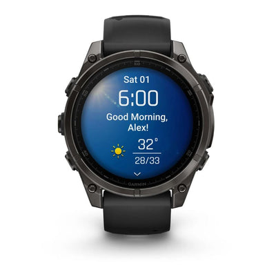 Garmin fēnix® 8 – 47 mm, AMOLED Sapphire, Carbon Gray DLC Titanium