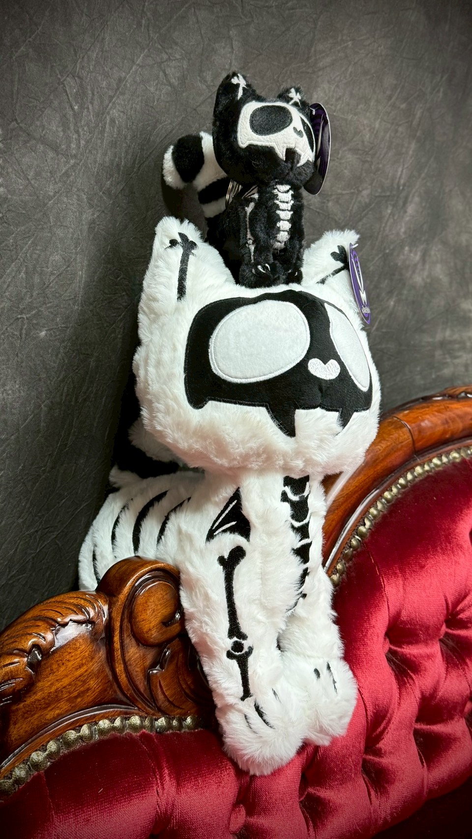 Skelekitty Plush Keychain / ぬいぐるみキーホルダー【VampireFreaks