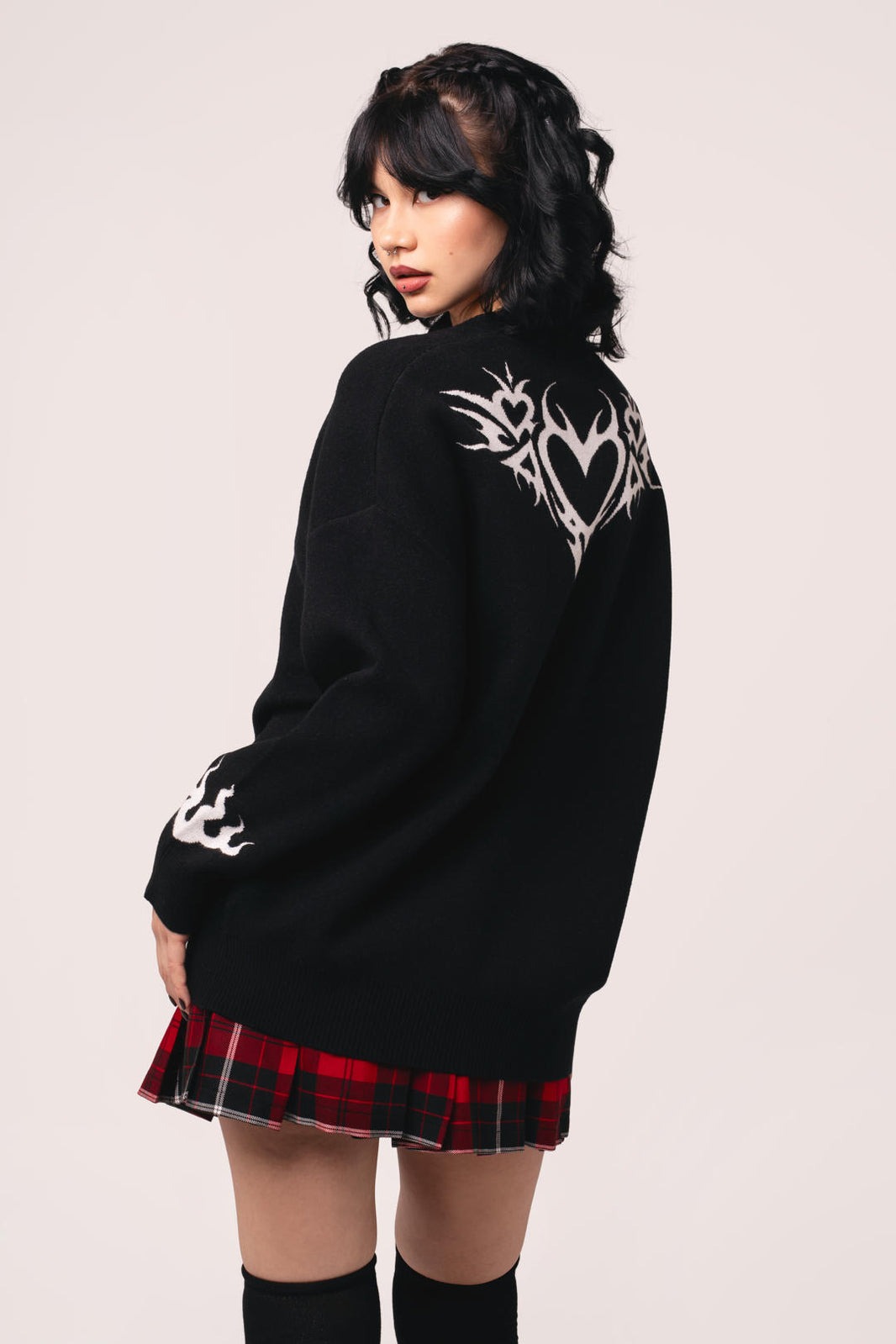 Mercy Cardigan / PUNK / ニットカーディガン【HELL BUNNY】 | Spider