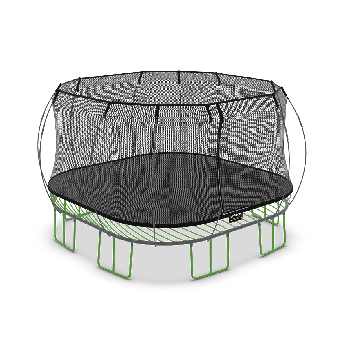 Jumbo Square 13ft Big Trampoline | Springfree® Trampoline
