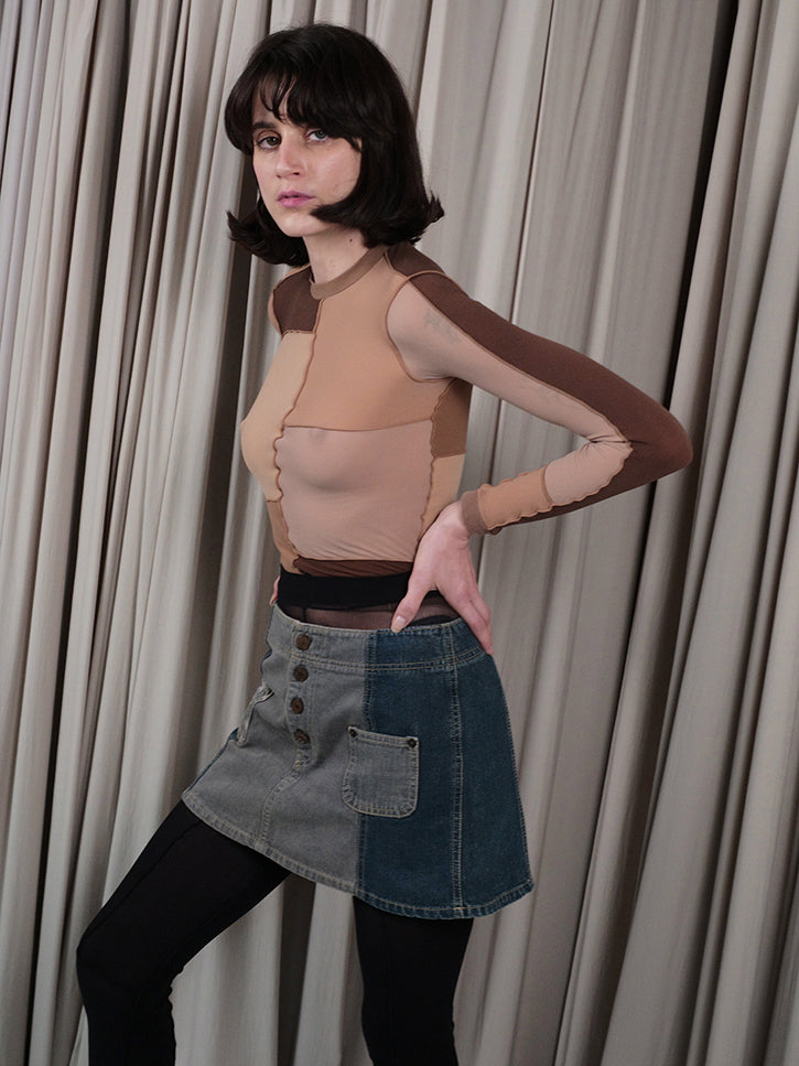 Gossip Shop Hysteric Glamour Denim Skirt | Stand Up Comedy