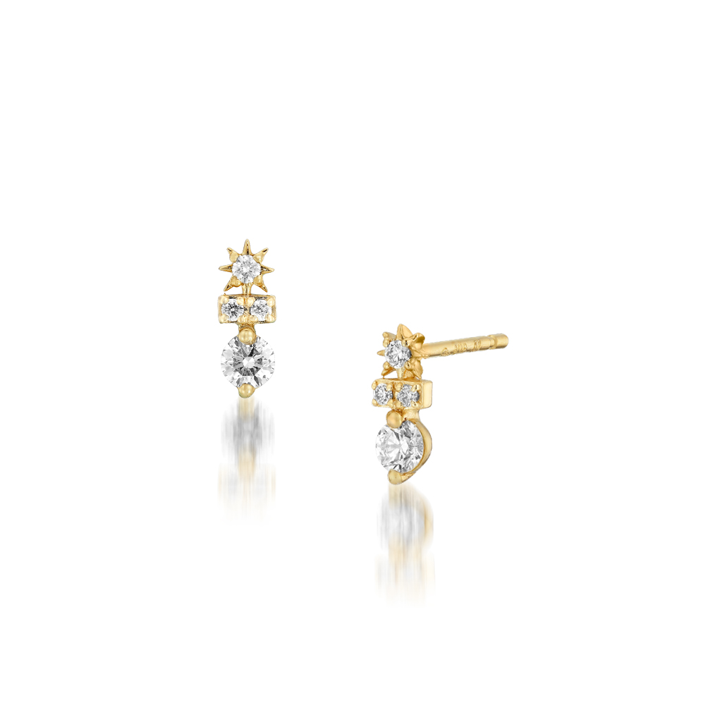 DIAMOND PIERCED EARRINGS(2ZP1624)K18 ピアス｜スタージュエリー公式