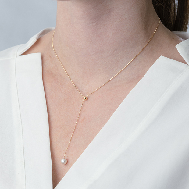 BALL LARIAT NECKLACE(2JN1118)K10 ネックレス｜スタージュエリー公式