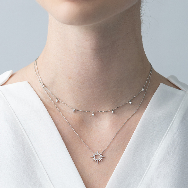 SUNBURST NECKLACE(1XN0767)Pt950 ネックレス｜スタージュエリー公式