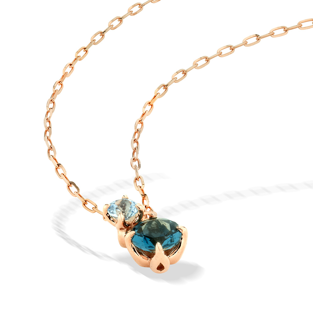 BLUE LILAC BLOOM NECKLACE(2JN1099)K10 ネックレス｜スタージュエリー
