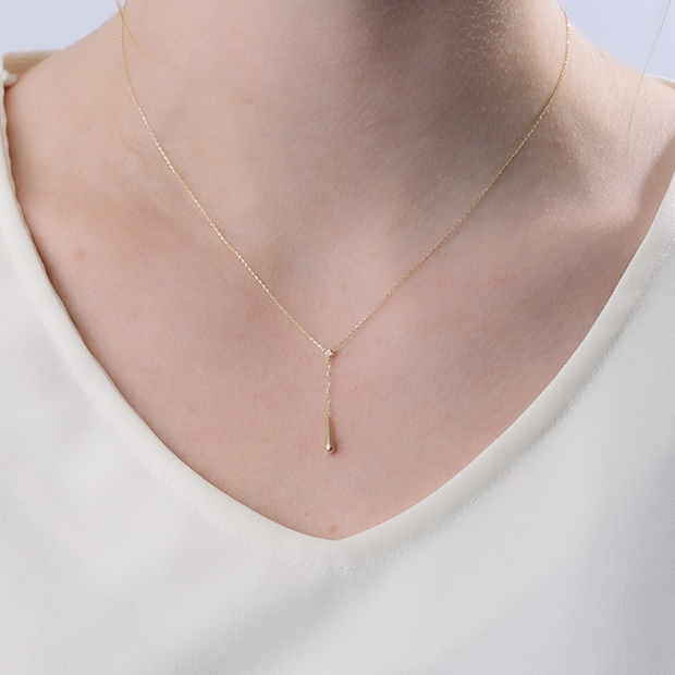 DROP DIAMOND NECKLACE(2JN1088)K10 ネックレス｜スタージュエリー公式