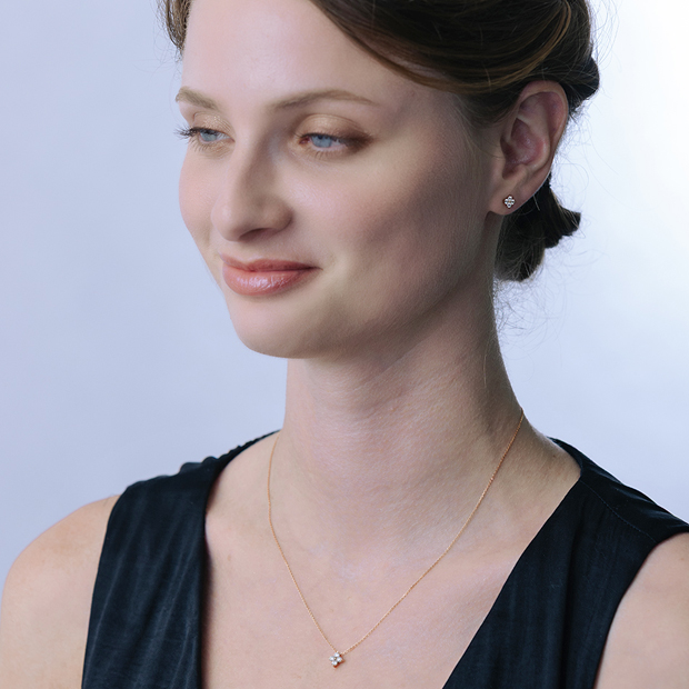 BRIGHTEST STAR DIAMOND NECKLACE(M)(1ZN1011)K18 ネックレス｜スター