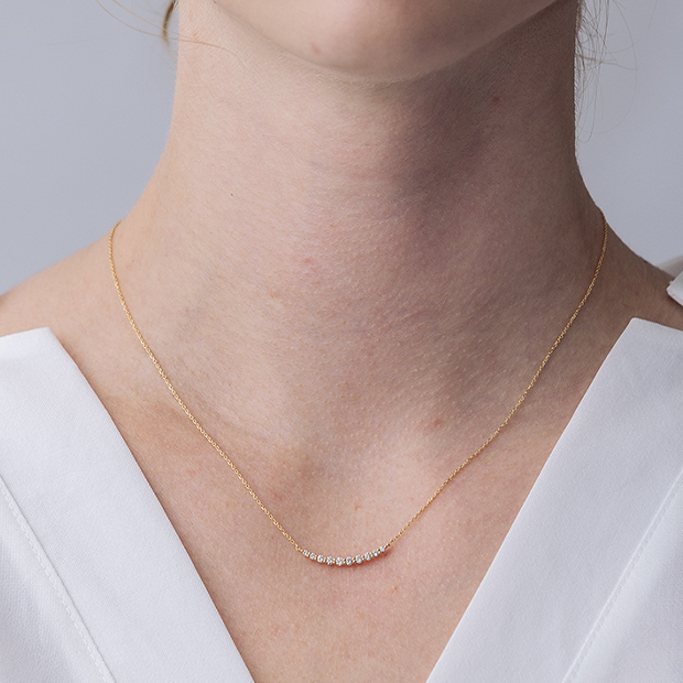 TEN DIAMOND NECKLACE(1ZN1002)K18 ネックレス｜スタージュエリー公式