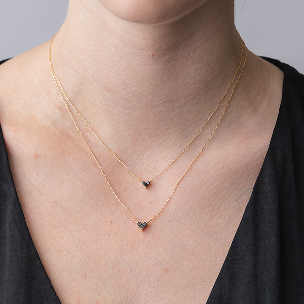 MYSTERIOUS HEART NECKLACE(1ZN1133)K18 ネックレス｜スタージュエリー