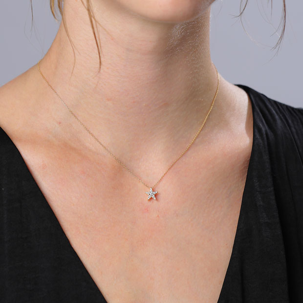 STAR OF STARS NECKLACE(M)(2ZN2253)K18 ネックレス｜スタージュエリー