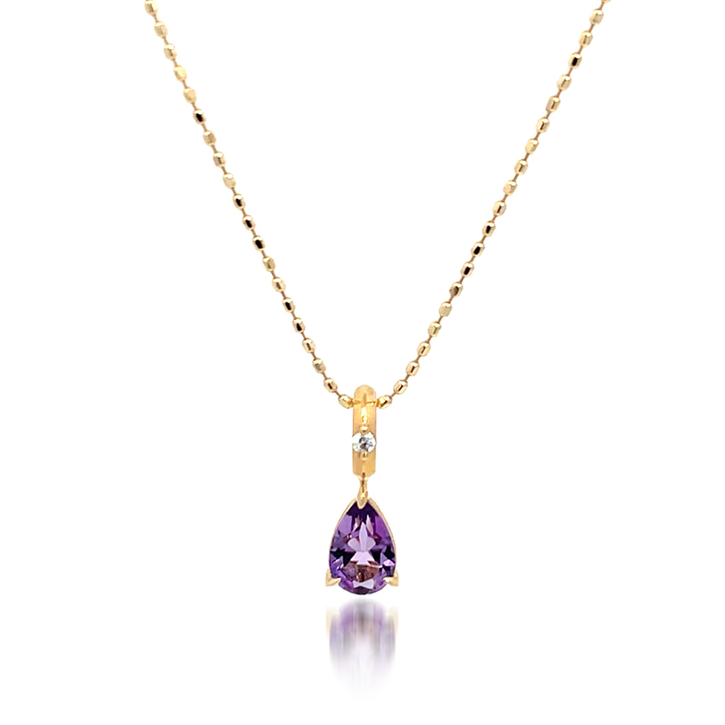 TALISMANIC AMETHYST(2月誕生石) CHARM(2JC0085)K10 チャーム｜スター