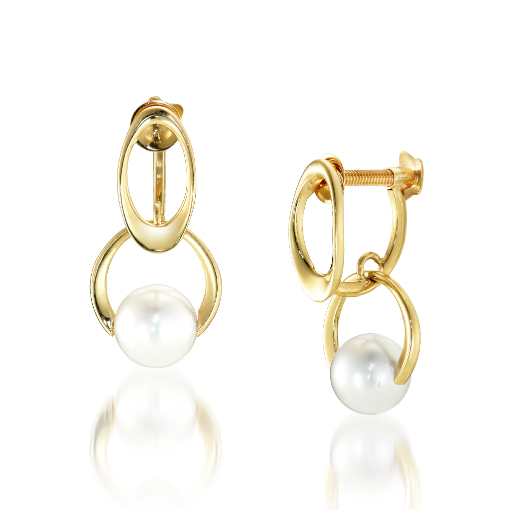 PEARL LINKS EARRINGS(2JE0139)K10 イヤリング｜スタージュエリー公式