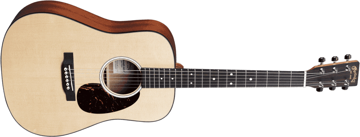 Martin DJr-10E +Bag - natural Folk guitar