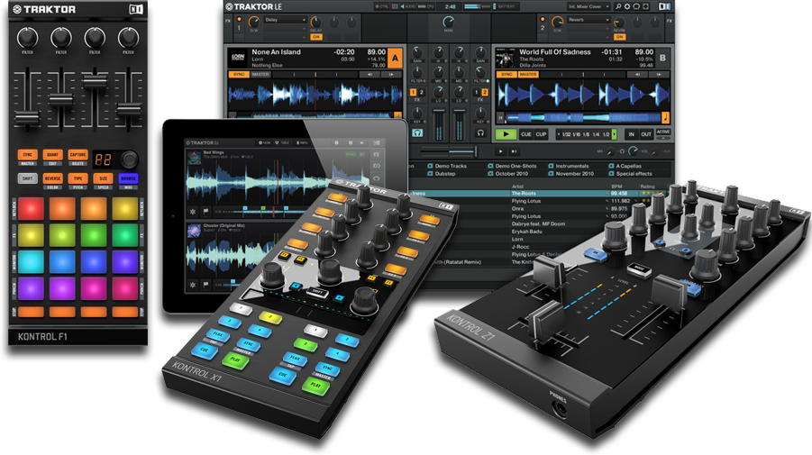 Native instruments Traktor Kontrol Z1 + Kontrol F1 + Kontrol X1 Mk2