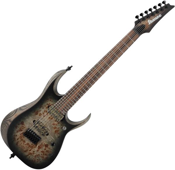 Ibanez RGD71ALPA CKF Axion Label - charcoal burst black Baritone
