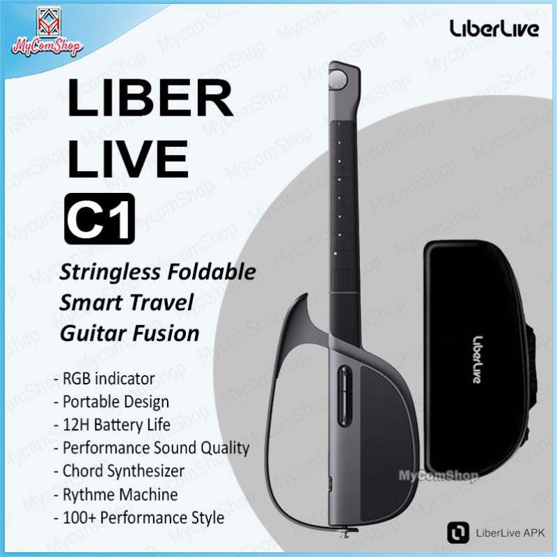 Jual Liberlive C1 Stringless Foldable Smart Travel Guitar Fusion