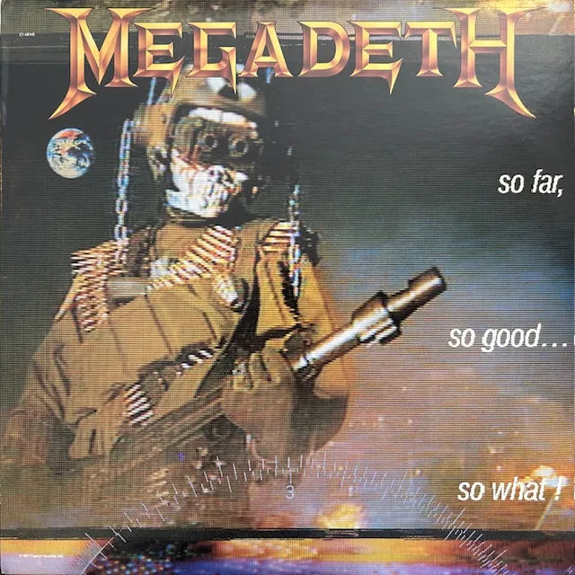 MEGADETH / SO FAR, SO GOOD SO WHAT! (US ORIGINAL) [LP - C1