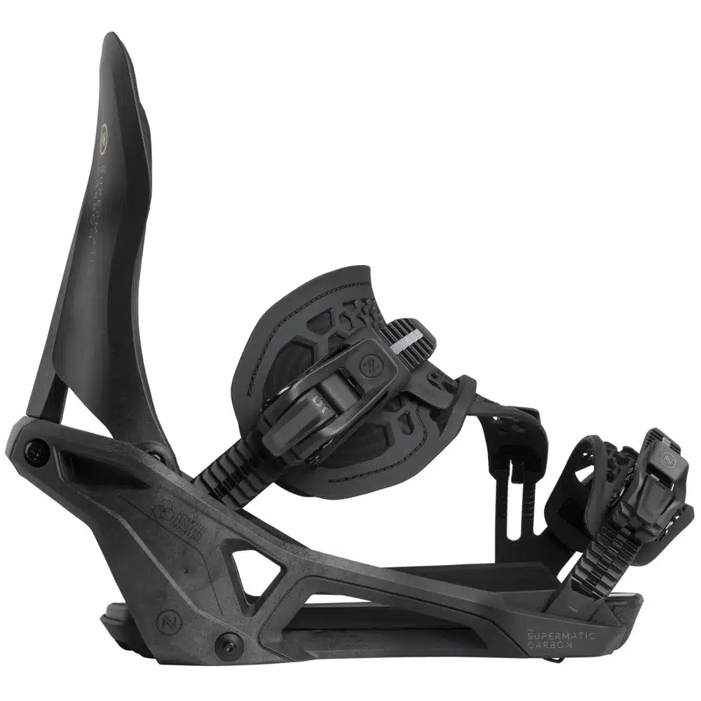 Nidecker Supermatic 2026 Carbon Black Snowboard Bindings – Stoked
