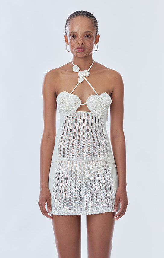Ms. Heart Floral Crochet Bustier – Stolen Stores