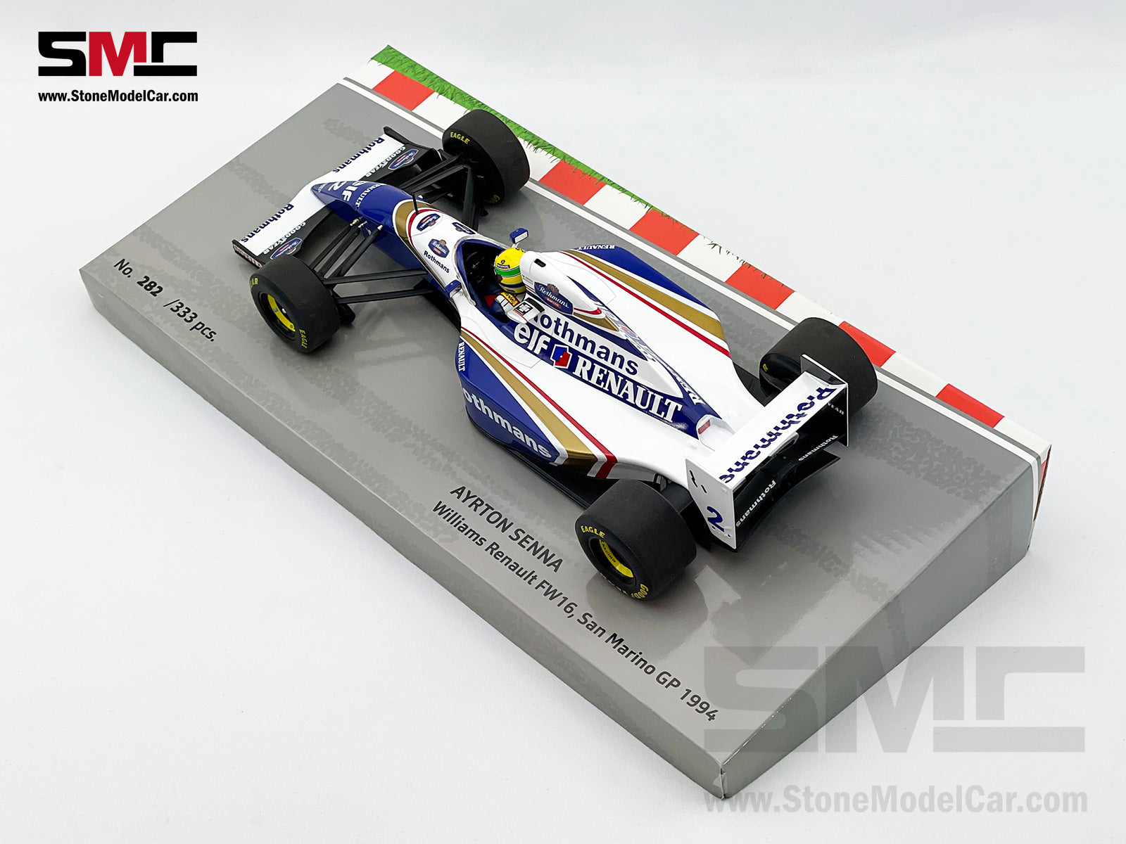 Ayrton Senna ルノー F1ミニカー 1/18スケールサンマリノ Ayrton Senna