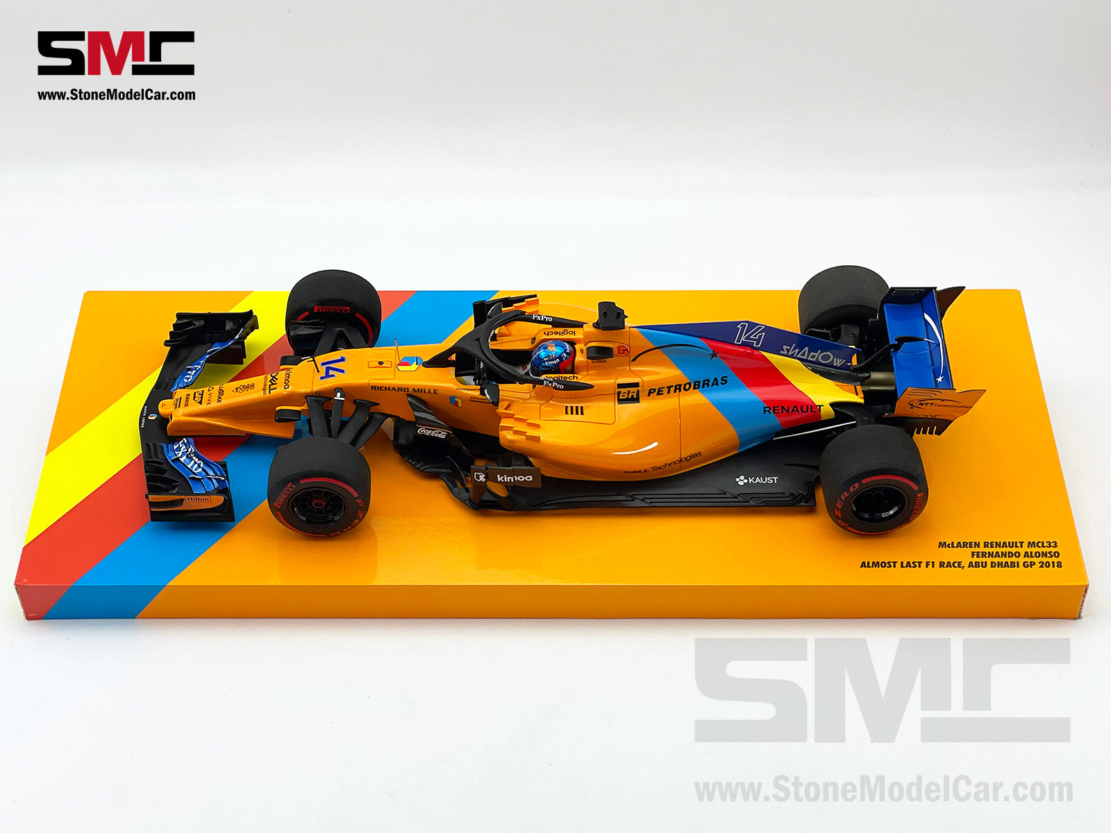 McLaren F1 MCL33 #14 Fernando Alonso Abu Dhabi GP 2018 1st