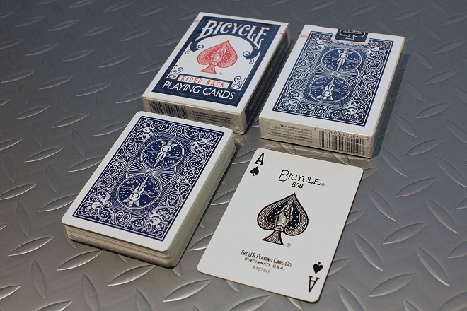 Bicycle Playing Cards Poker (Blue) : マジックショップ ストリート