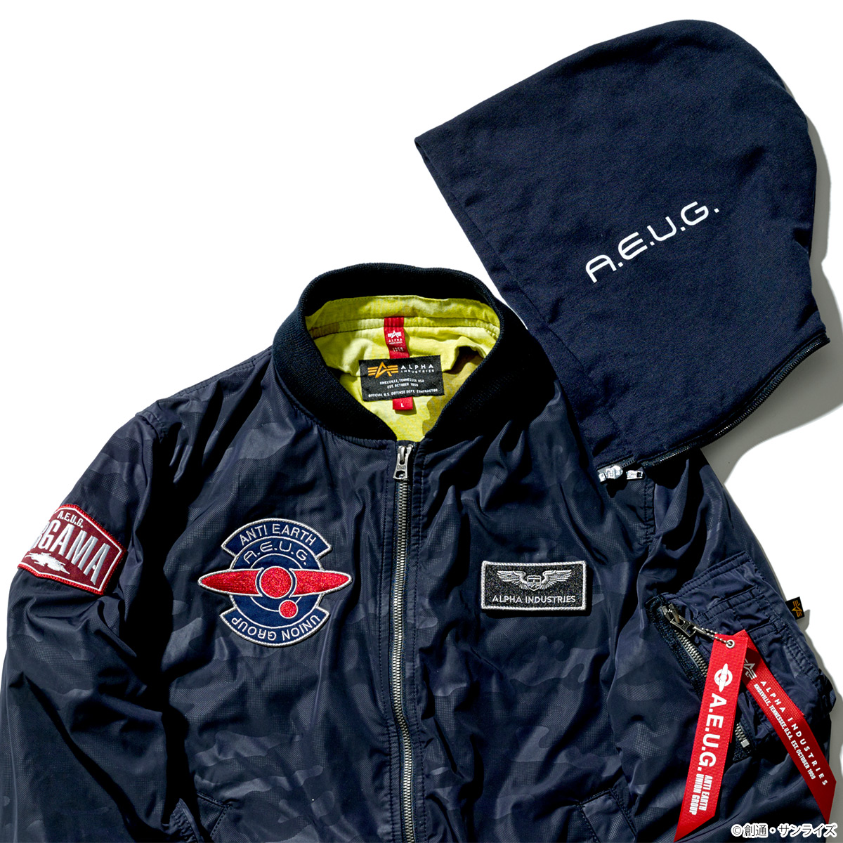 STRICT-G × ALPHA INDUSTRIES LIGHT MA-1 NATUS 『機動戦士Zガンダム