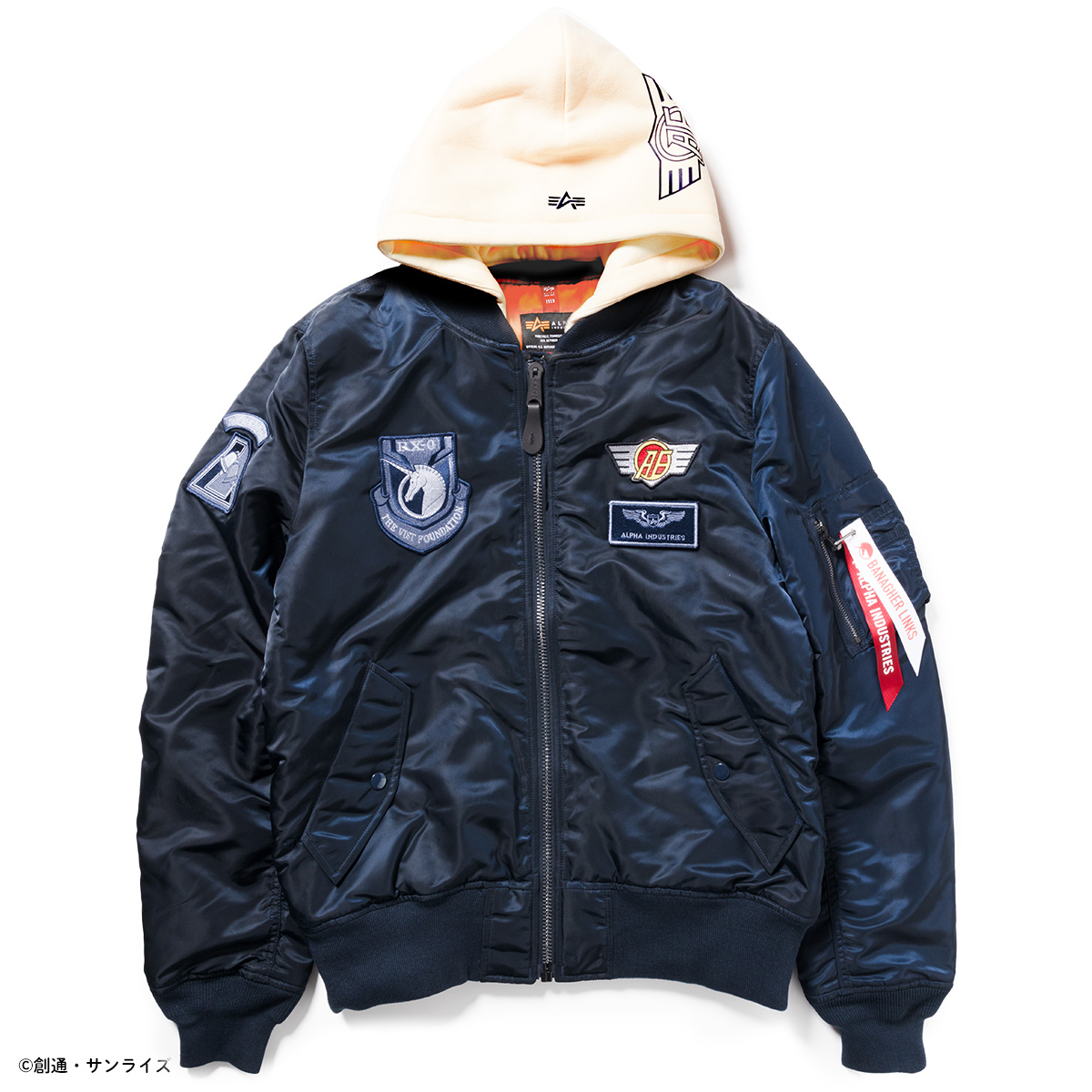 機動戦士ガンダムUC』×ALPHA INDUSTRIES 2024年F/W2弾となる新作