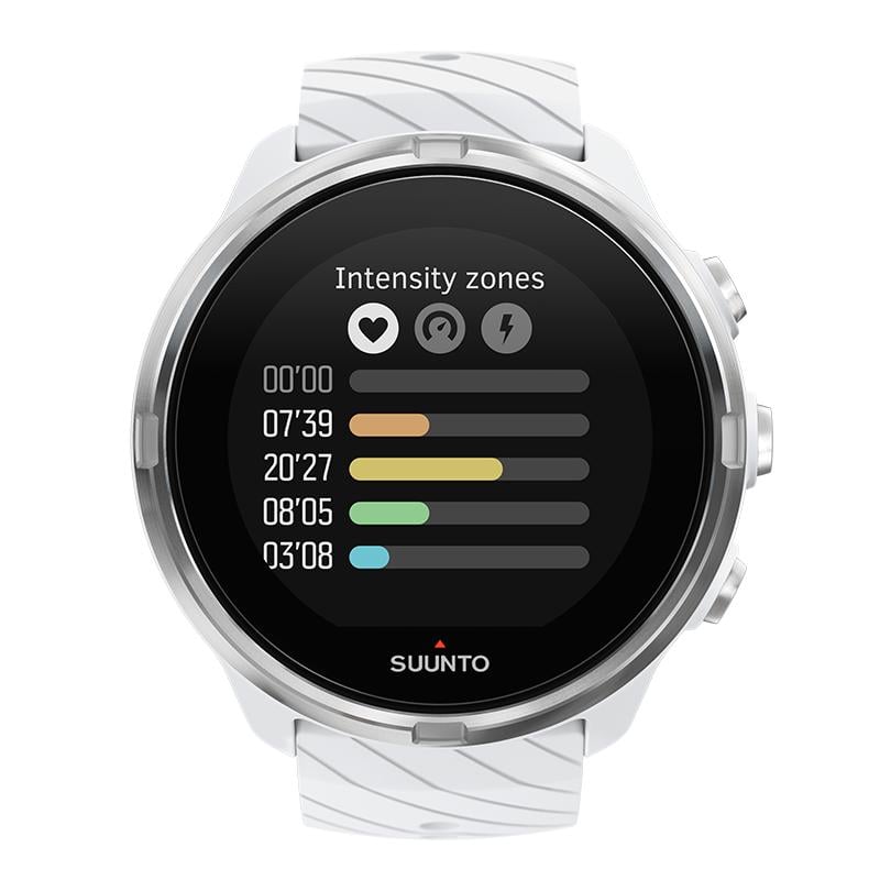 Suunto 9 White - montre de sport GPS dotée d'une grande autonomie