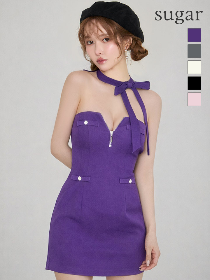 XSサイズあり【ROBE de FLEURS/ローブドフルール】2way/ ネックリボン
