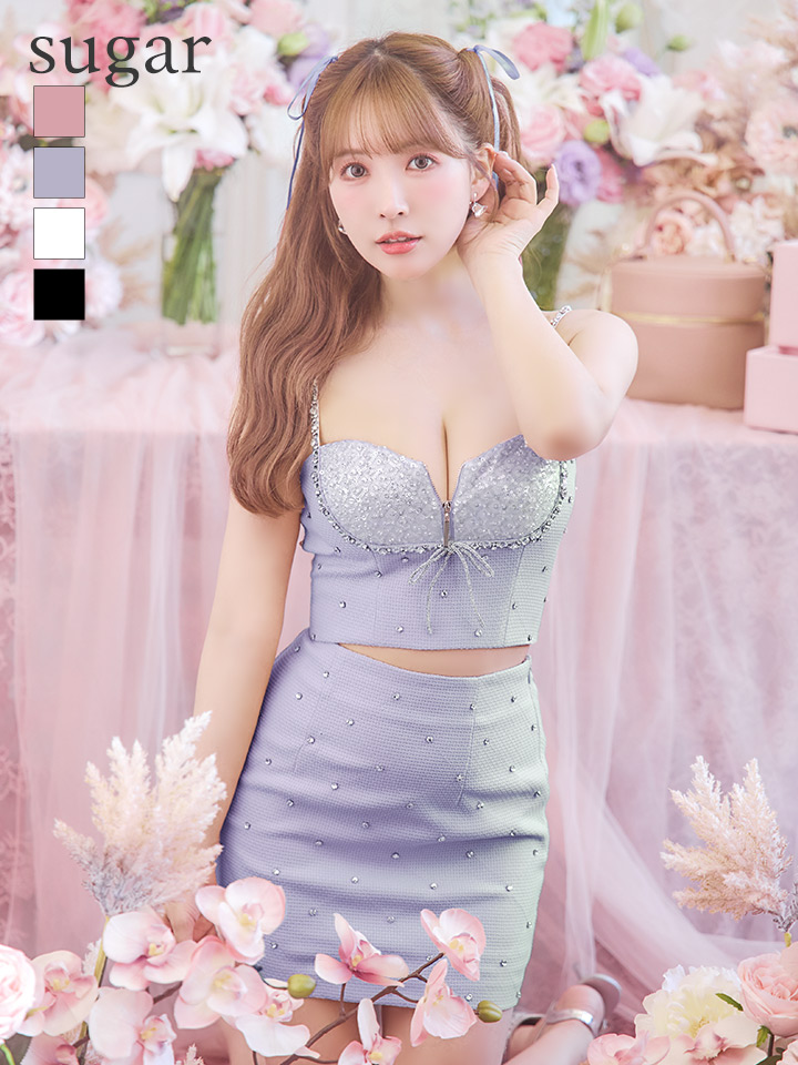 NENE/関西コレクション着用】sugarコラボカラー・XSサイズあり【ROBE