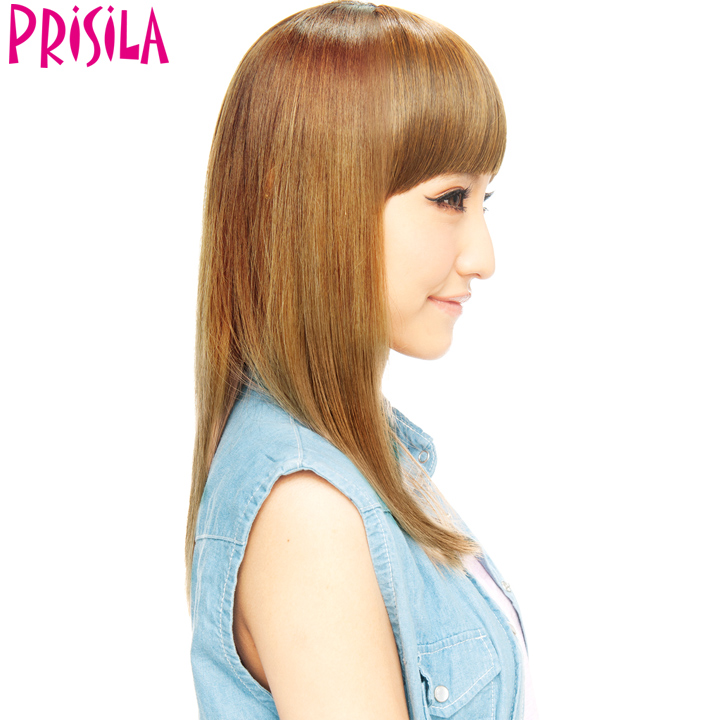 ウィッグ 【プリシラ/PRISILA】 前髪ウィッグ☆ラウンドバングス耐燃