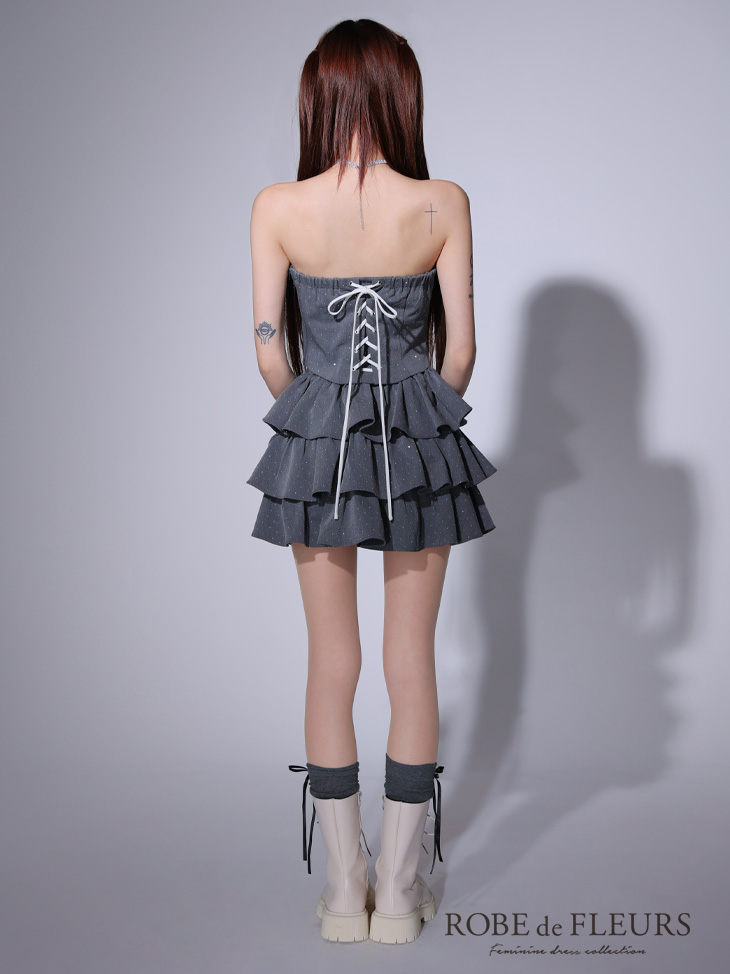 XSサイズあり【ROBE de FLEURS/ローブドフルール】ビッグリボン