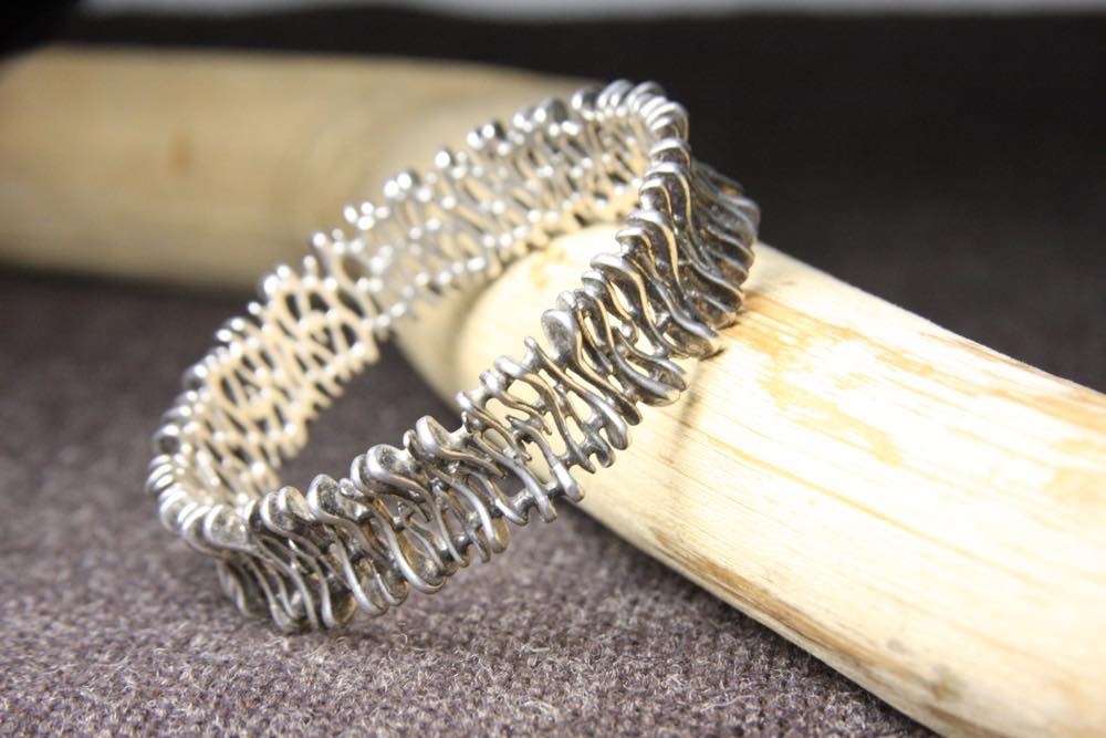 デンマークヴィンテージアクセサリー/シルバーバングル